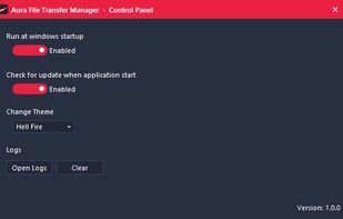 Aura File Transfer Manager screenshot 1