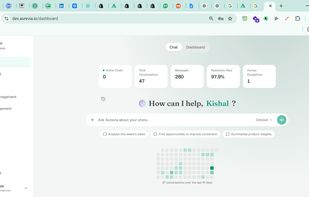 Chat feature to dig deep into analytics - conversationally