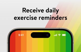 Receive daily exercise reminders