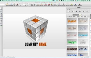 Aurora 3D Text &amp; Logo Maker screenshot 1
