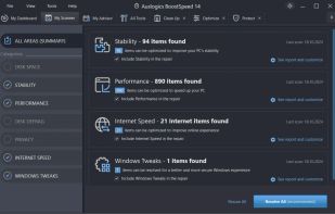Auslogics BoostSpeed screenshot 1