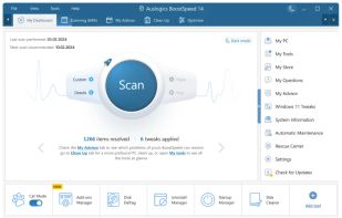 Auslogics BoostSpeed screenshot 1