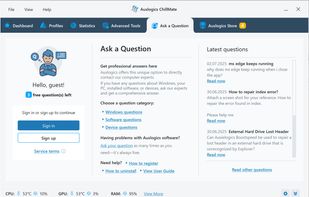 Ask a Question tab
