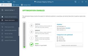 Auslogics Registry Defrag screenshot 1
