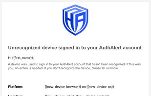 AuthAlert screenshot 1