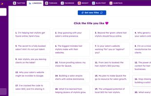 Authentic Posts screenshot 1