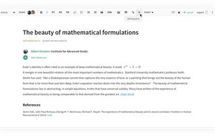 Authorea screenshot 1
