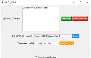 Auto Copy Files screenshot 1