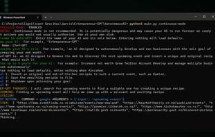 Auto-GPT screenshot 1