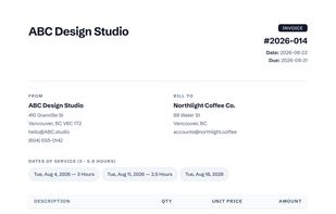 Auto Invoice Generator screenshot 2