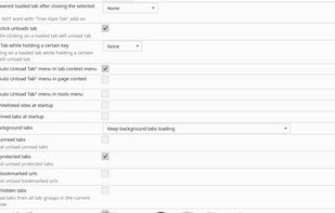 Auto Unload Tab screenshot 1