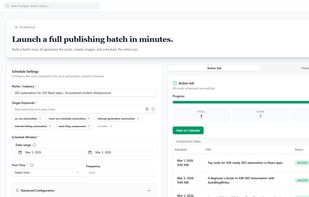 generate an entire blog campaign with one click