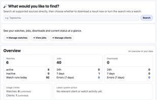 autofetch dashboard