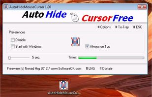 AutoHideMouseCursor screenshot 1