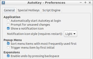 AutoKey screenshot 1