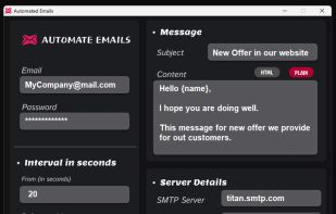 Automated Emails screenshot 1