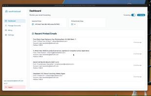AutoPrintEmail screenshot 1