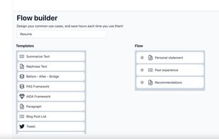 Build rich text files with flows.