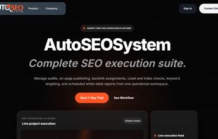 AutoSeoSystem screenshot 1