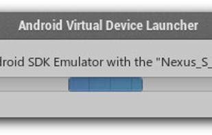 "Loading AVD" window
