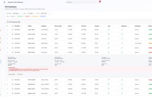 EVV and internal auditing capabilities for automatic compliance