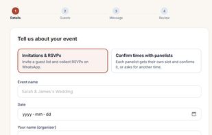 Making an Event