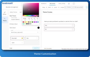 Customize your survey themes according to your brand needs