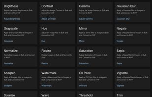 Apply many different filters to your source images