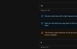 Change the quality and amount of CPU processing popwer