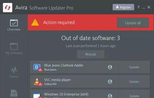 Avira Software Updater screenshot 1