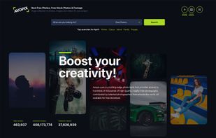 Avopix.com screenshot 1