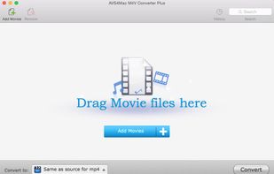 AVS4Mac M4V Converter Plus screenshot 1