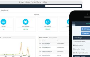 AwebDesk Email Marketing Software screenshot 1