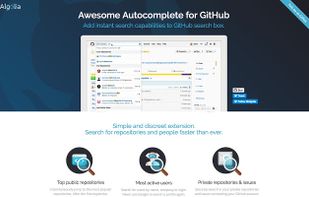 Awesome Autocomplete for GitHub screenshot 1