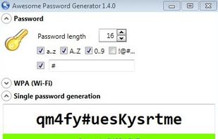 Awesome Password Generator screenshot 1