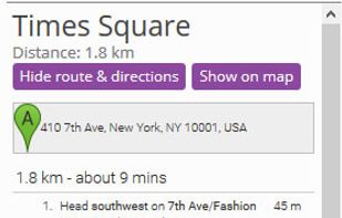Easy driving directions
