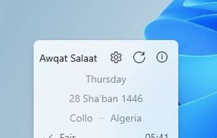 Awqat Salaat prayer times