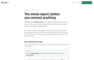 AWSCost screenshot 2