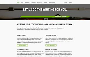 AX Semantics screenshot 1