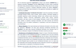 Forget about back and forth via email and hidden redlines. AXDRAFT allows you to collaborate internally with real-time redline, approvals and complete version control.
Invite your vendors and customers to collaborate with you on legal documents without the need for them to be registered users of AXDRAFT.