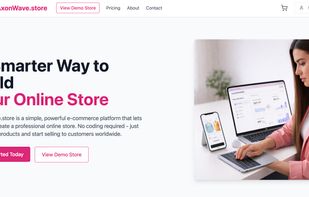 AxonWave.store Home Page