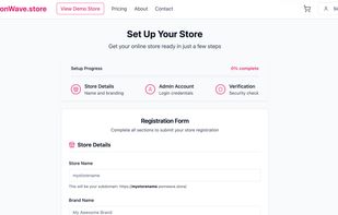 AxonWave.store Setup your Store