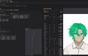 The Physics page mid-swing: inputs, outputs and the live pendulum preview that follows the real parameters.