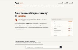 Weekly Brief: patterns Ayuti noticed across everything you've read