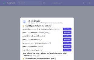 Get some schema recommendation to keep it great and consistent