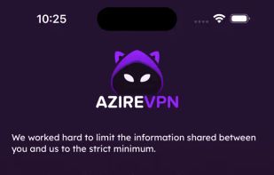 AzireVPN screenshot 2