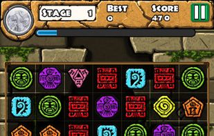 Aztec Temple Quest: Match 3 screenshot 1