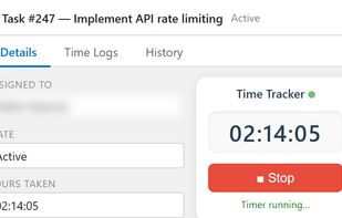 Azure DevOps Time Tracker screenshot 1