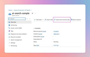 Azure AI Search screenshot 1