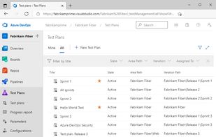 Azure Test Plans screenshot 1